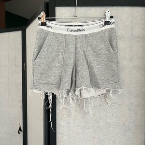 Calvin Klein Athletic Gray Women's Shorts